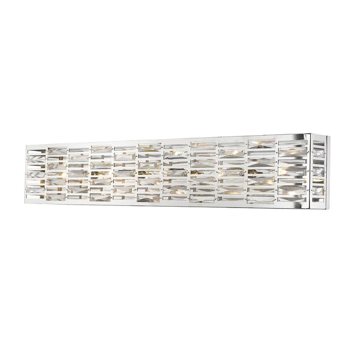 Z-Lite Cronise 44" 5-Light Chrome Frame Finish Vanity Light