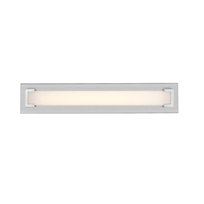 Z-Lite Elara 28" 1-Light LED Brushed Nickel Vanity Light With Frosted Acrylic Shade