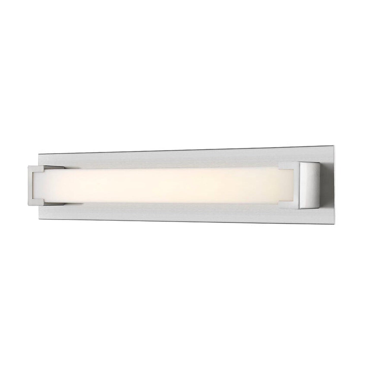 Z-Lite Elara 28" 1-Light LED Brushed Nickel Vanity Light With Frosted Acrylic Shade