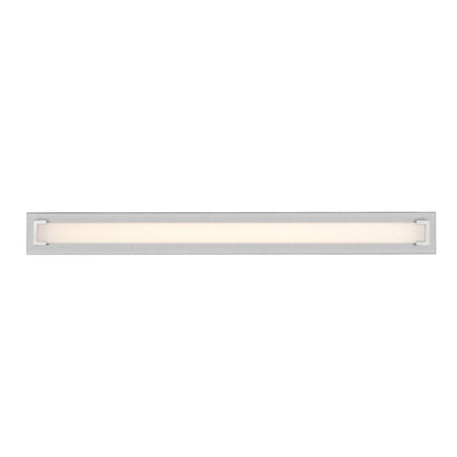 Z-Lite Elara 48" 1-Light LED Brushed Nickel Vanity Light With Frosted Acrylic Shade