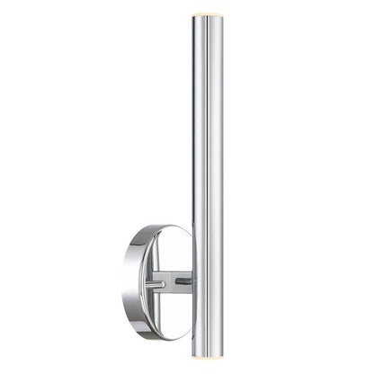 Z-Lite Forest 3" 2-Light LED Chrome Wall Sconce With Steel Shade