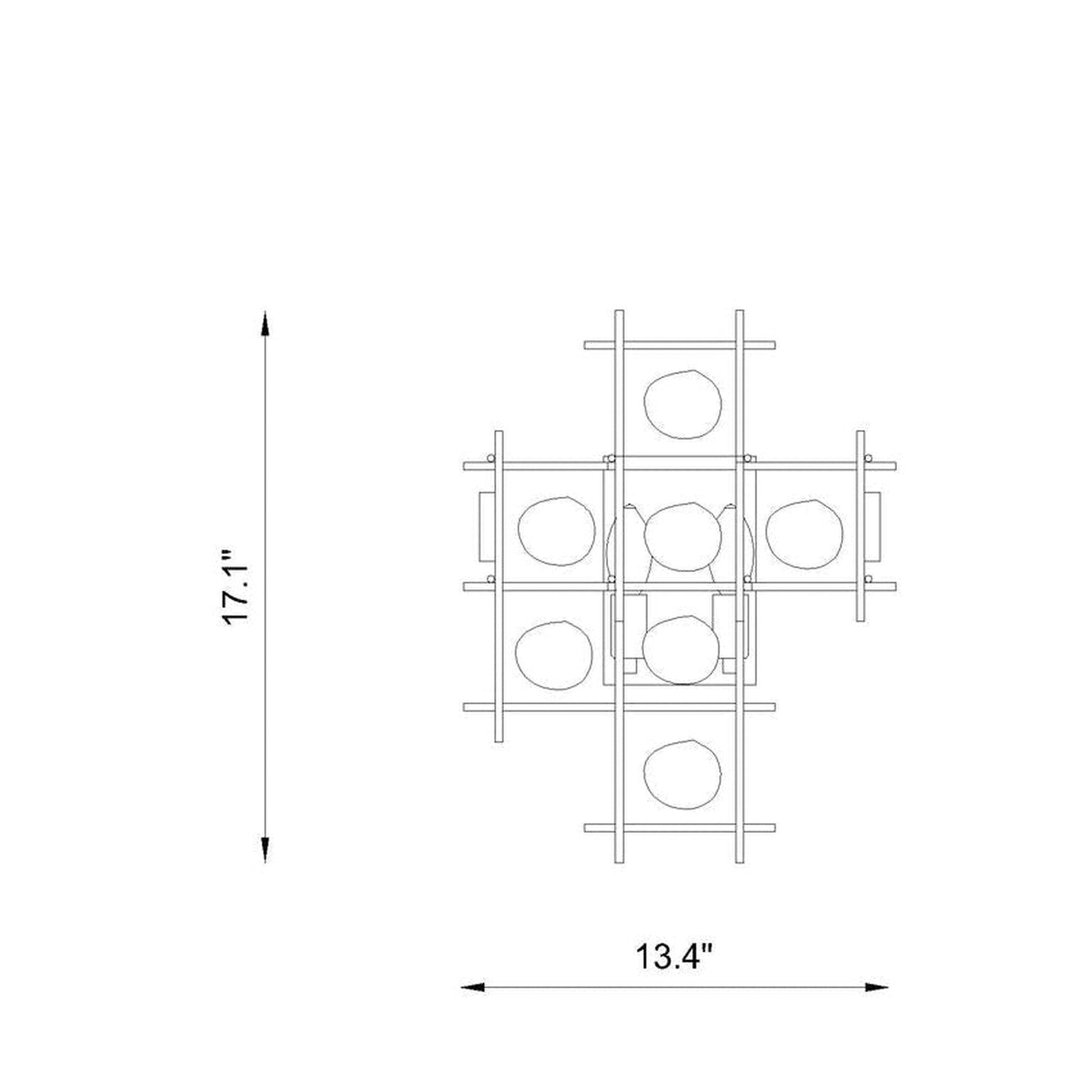 Z-Lite Garroway 14" 2-Light Matte Black Wall Sconce