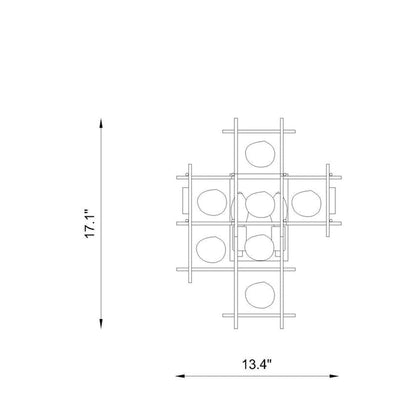 Z-Lite Garroway 14" 2-Light Matte Black Wall Sconce