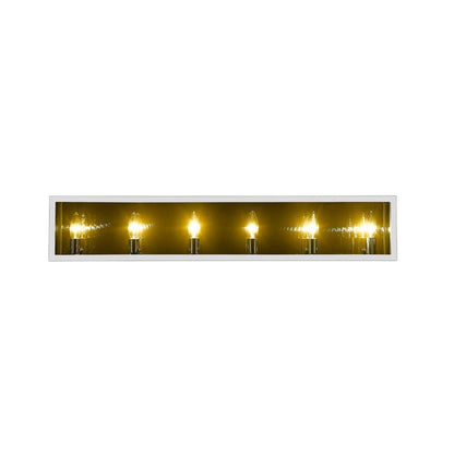 Z-Lite Infinity 36" 6-Light Chrome Vanity Light With Smoke Mirror Glass Shade