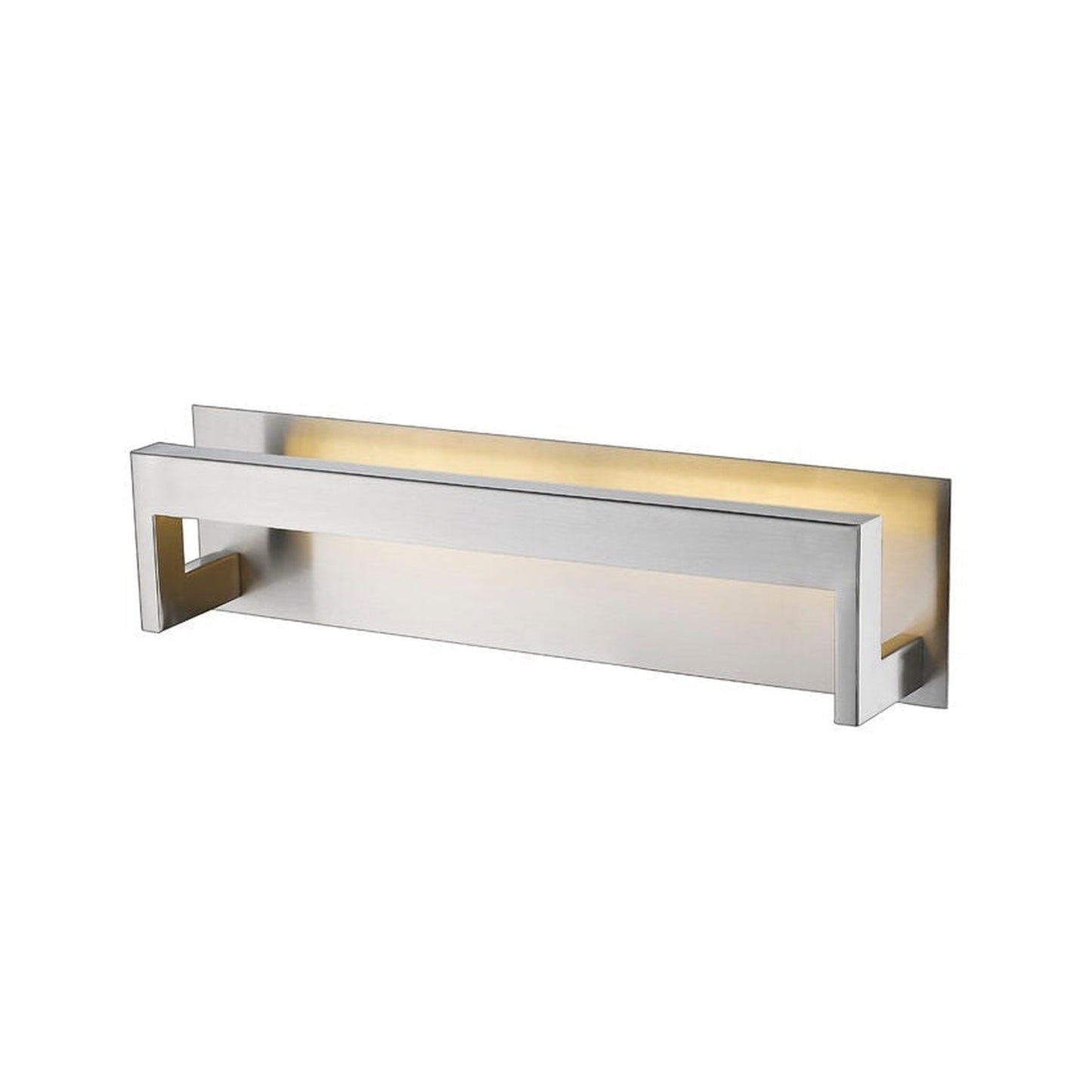 Z-Lite Linc 20" 1-Light LED Brushed Nickel Vanity Light With Frosted Acrylic Shade
