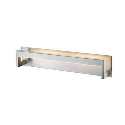 Z-Lite Linc 26" 1-Light LED Brushed Nickel Vanity Light With Frosted Acrylic Shade