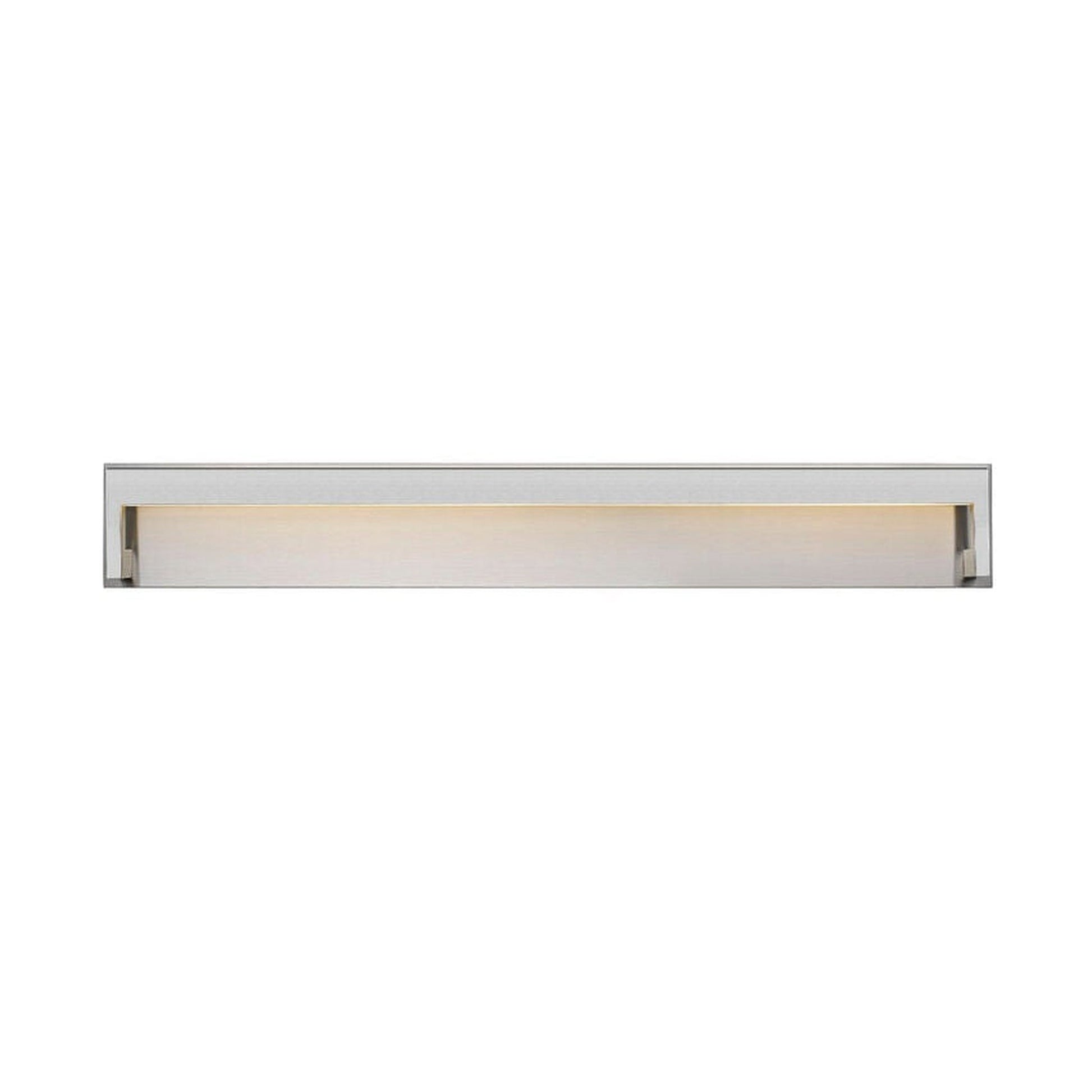 Z-Lite Linc 37" 1-Light LED Brushed Nickel Vanity Light With Frosted Acrylic Shade