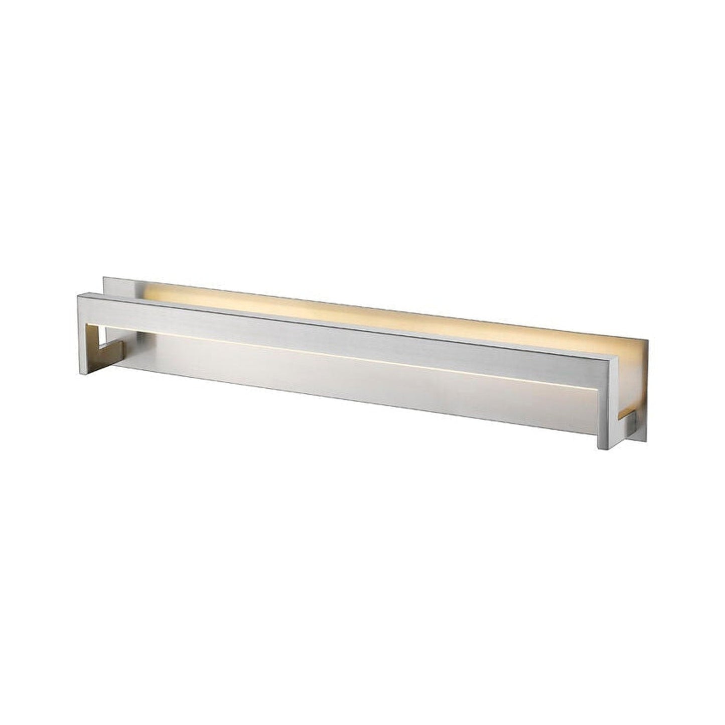 Z-Lite Linc 37" 1-Light LED Brushed Nickel Vanity Light With Frosted Acrylic Shade