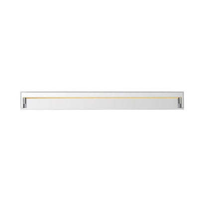 Z-Lite Linc 48" 1-Light LED Chrome Vanity Light With Frosted Acrylic Shade