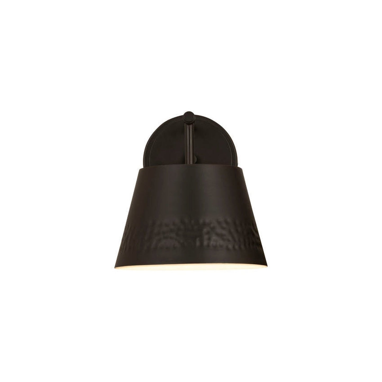 Z-Lite Maddox 8" 1-Light Matte Black Wall Sconce