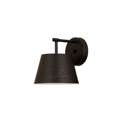 Z-Lite Maddox 8" 1-Light Matte Black Wall Sconce