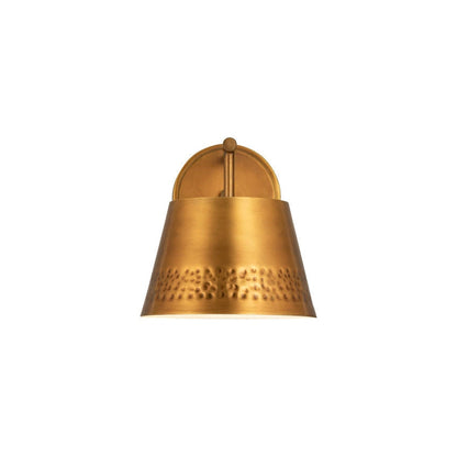 Z-Lite Maddox 8" 1-Light Rubbed Brass Wall Sconce