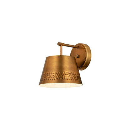 Z-Lite Maddox 8" 1-Light Rubbed Brass Wall Sconce