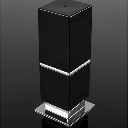 ZEN Design Be One 4" x 4" x 9" Black Toothbrush Holder