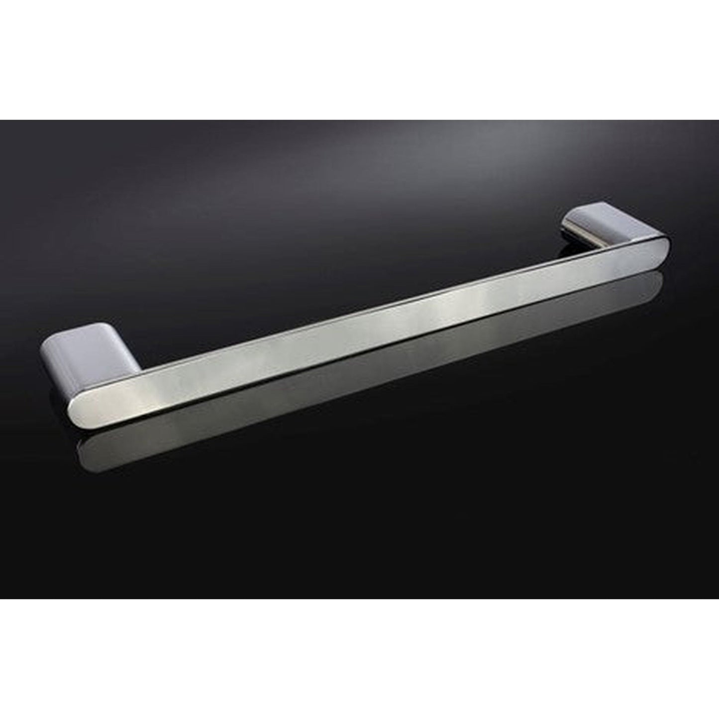 ZEN Design Miss By Zen 18" x 2" Polished Chrome Wall-Mounted Towel Bar