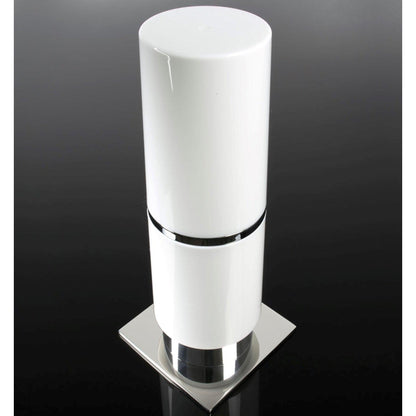 ZEN Design Miss By Zen 4" x 4" x 9" White Toothbrush Holder