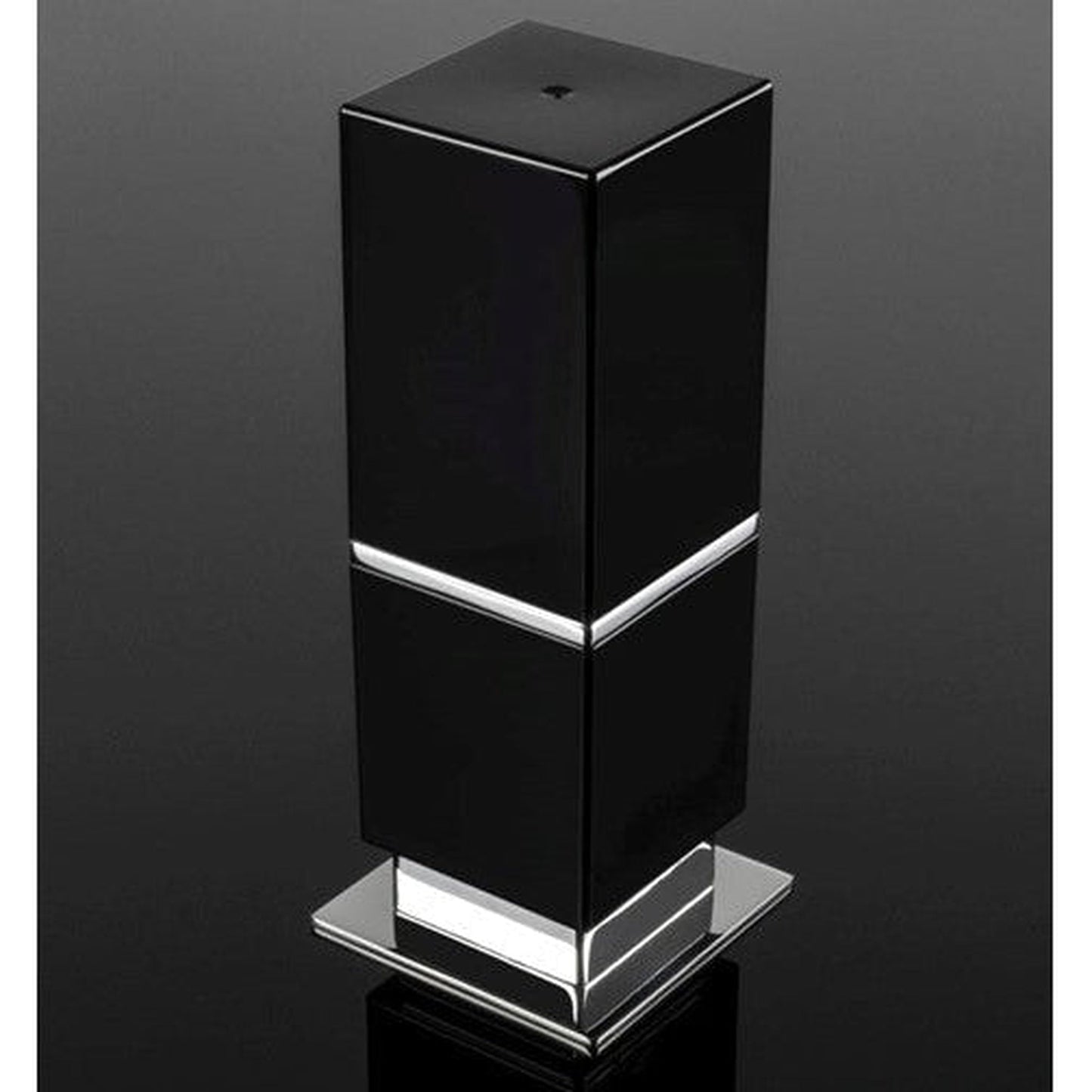 ZEN Design One 4" x 4" x 9" Black Toothbrush Holder