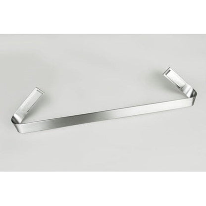 ZEN Design Paper 21" x 4" Brushed Nickel Single Wall-Mounted Towel Bar