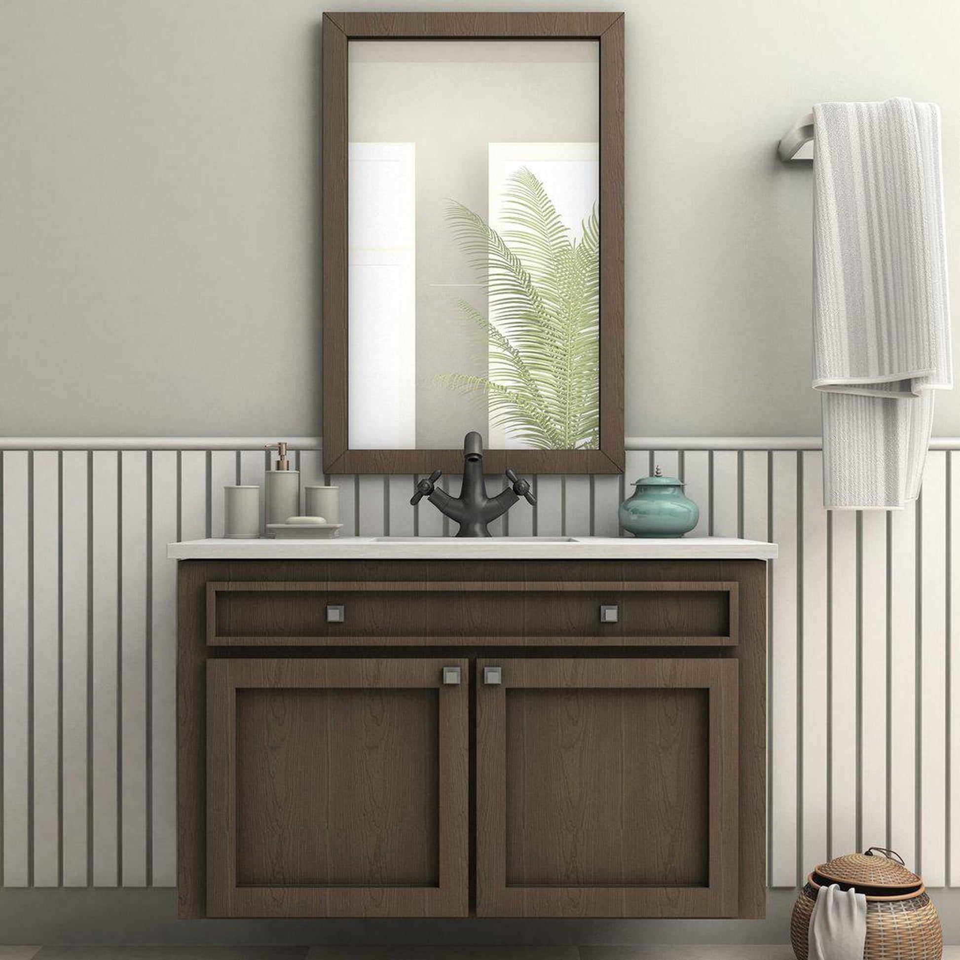 ZLINE Baldwin Centerset 1.5 GPM Oil-Rubbed Bronze Bathroom Sink Faucet With Drain