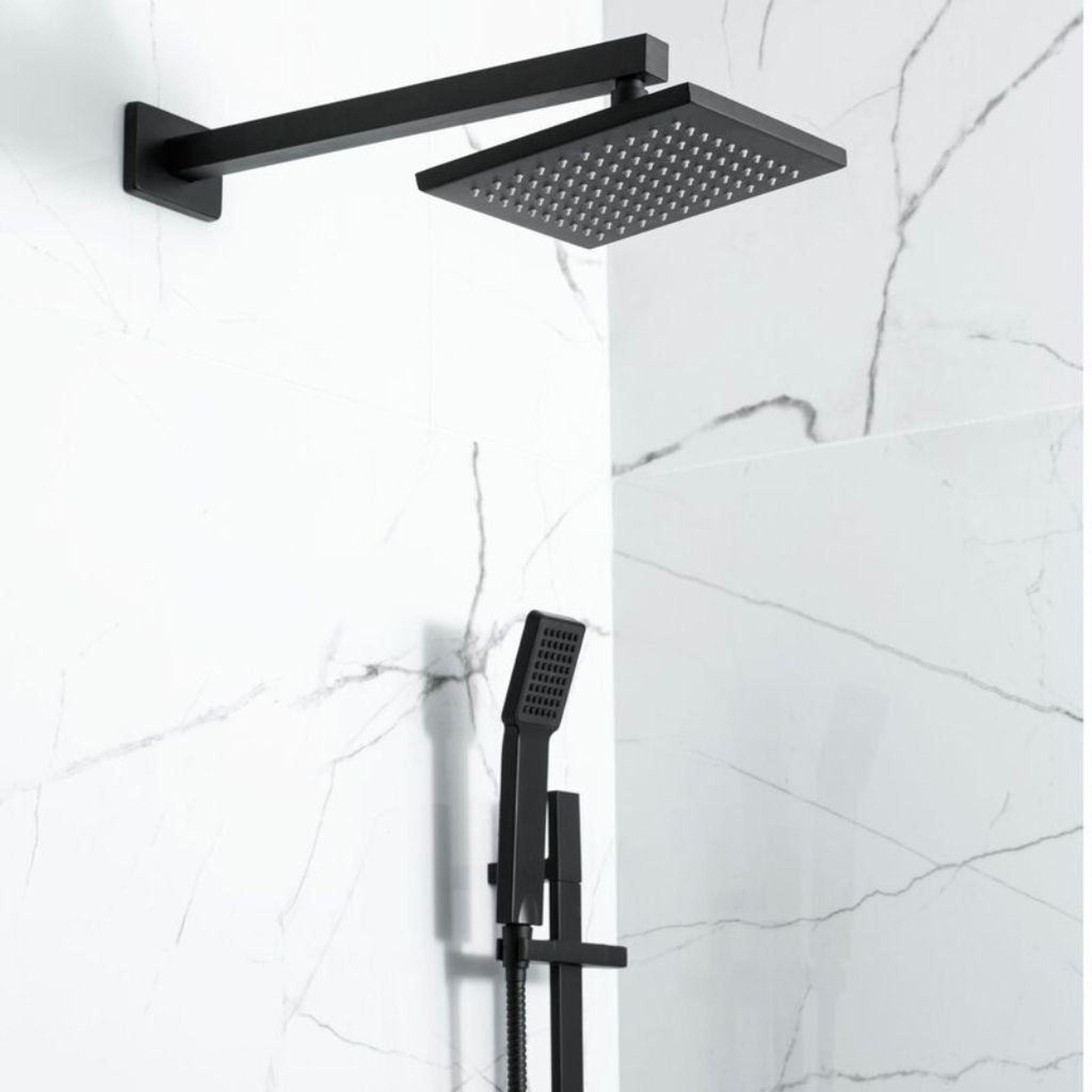 Z Line Shower System ZLINE Bliss Matte Black Rain Shower System With Rough-in Valve – US ...