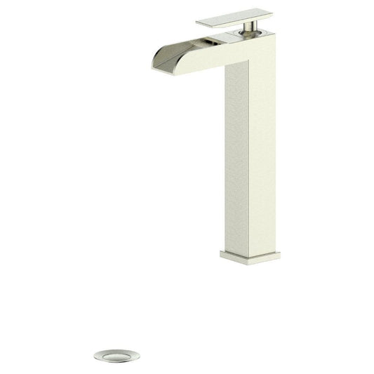 ZLINE Eagle Falls Single Hole 1.5 GPM Brushed Nickel Bathroom Faucet With Drain