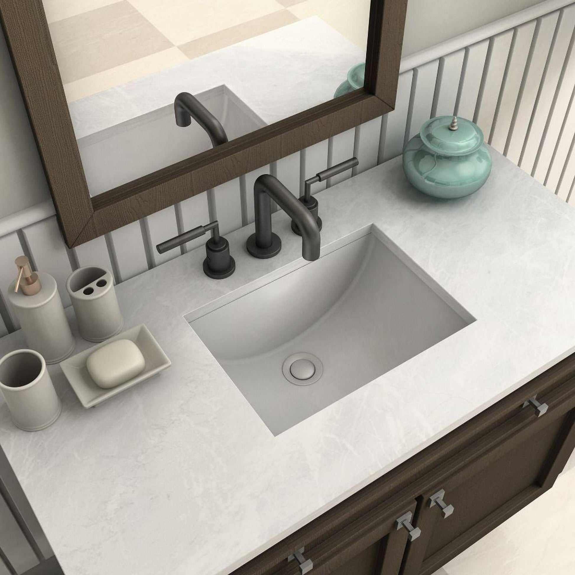 ZLINE El Dorado Widespread 1.5 GPM Matte Black Bathroom Faucet With Drain