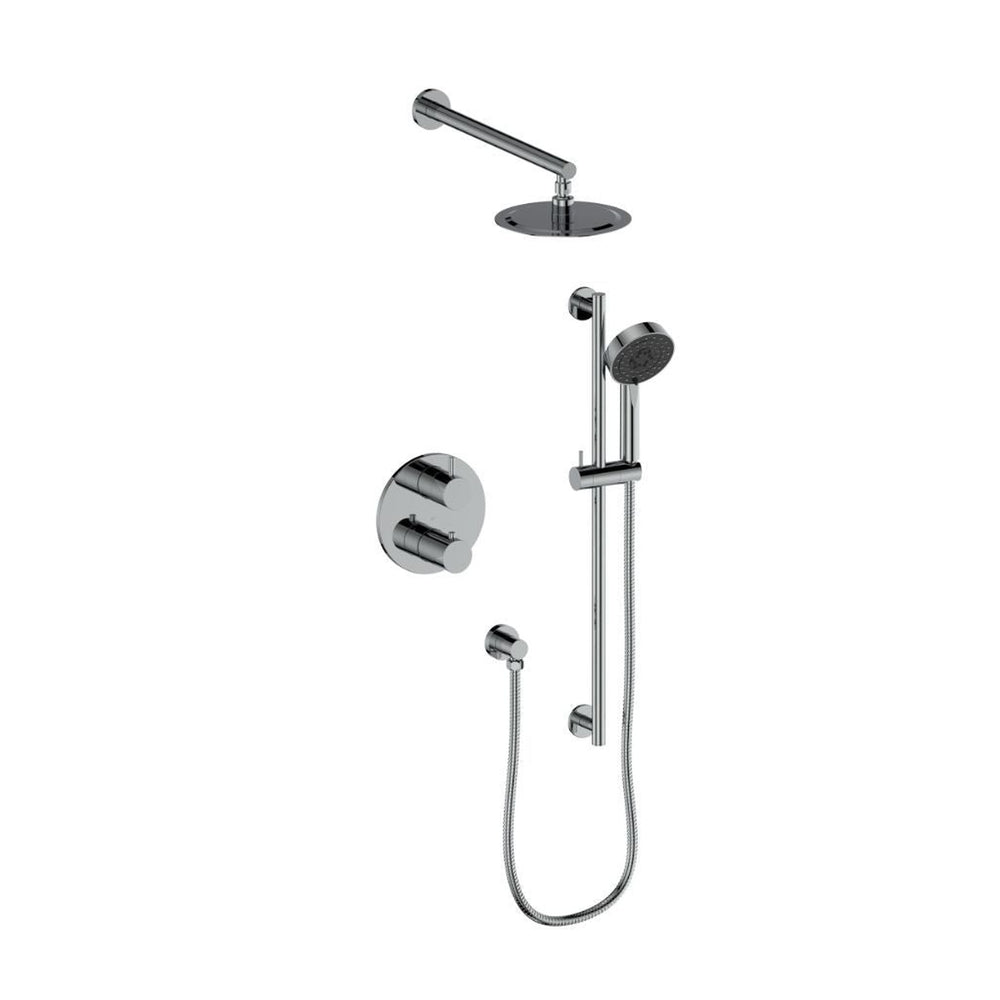 ZLINE Emerald Bay Chrome Thermostatic Rain Shower System