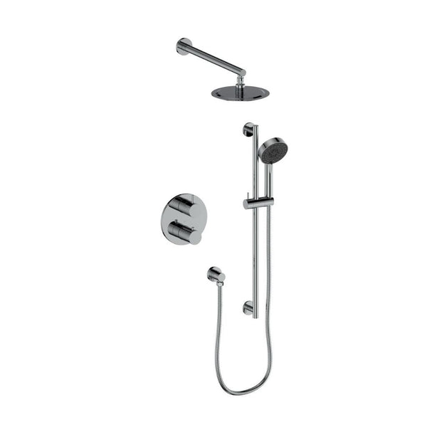 ZLINE Emerald Bay Chrome Thermostatic Rain Shower System