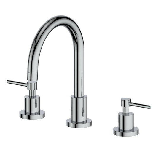 ZLINE Emerald Bay Widespread 1.5 GPM Chrome Bathroom Faucet With Drain