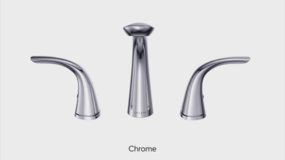 Lulani Kauai Two Handle Widespread Chrome Bathroom Faucet